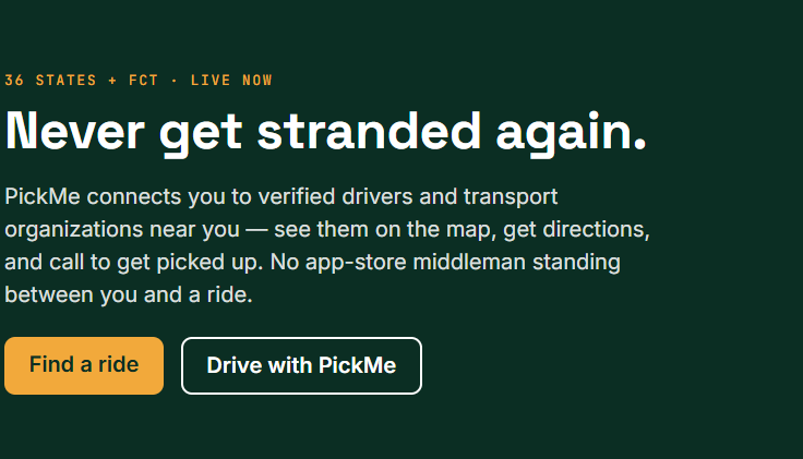 PickMe – Smart Ride-Hailing & Fleet Management Solution