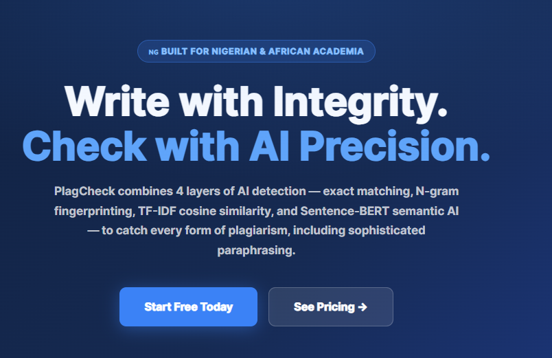 Smart Checker – AI-Powered Plagiarism Detection Platform