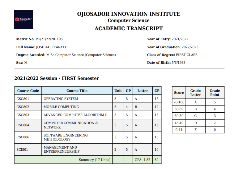 Smart Transcript – Transcript & Academic Records Management System